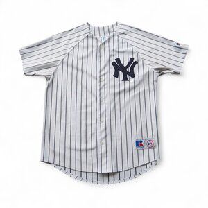 Russell Athletic New York Yankees Derek Jeter #2 Pinstripe Jersey Men's M